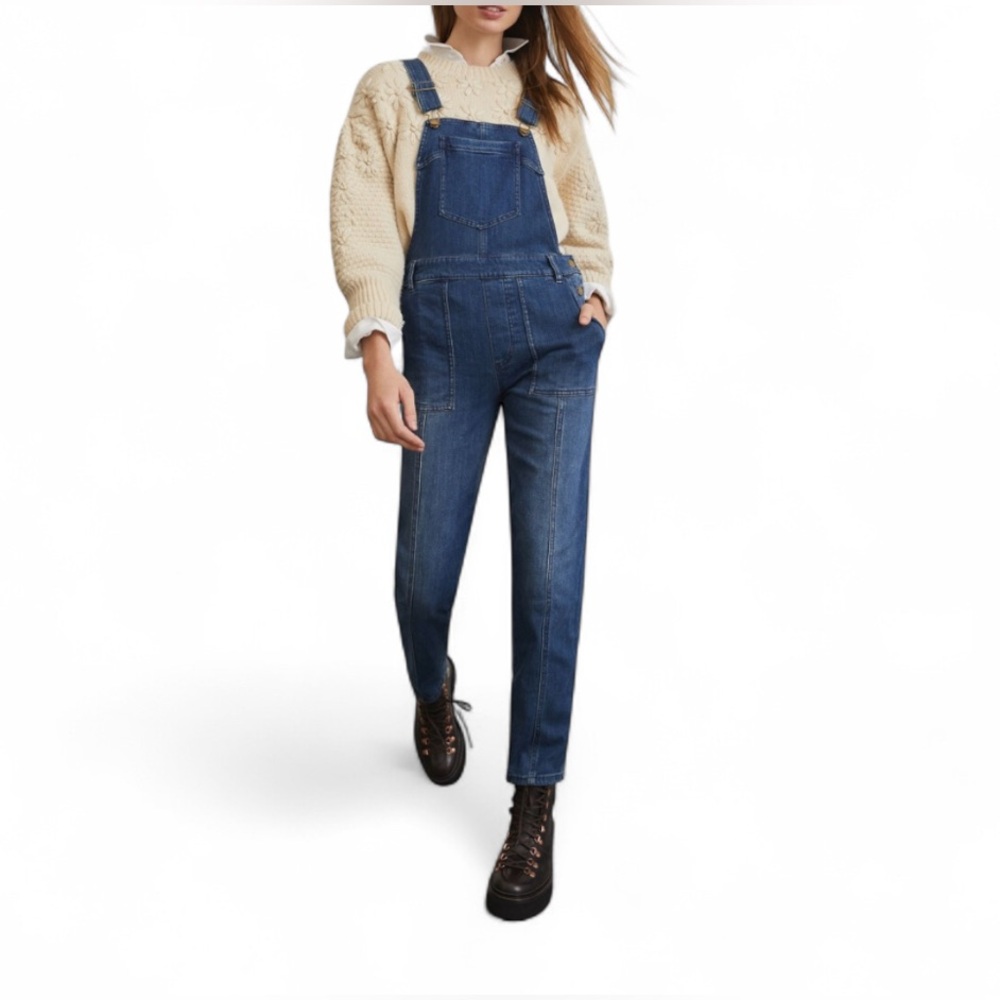 🌻 Relaxed Denim Overalls Pilcro by Anthropologie Size 18W